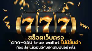 สล็อตเว็บตรง ไม่ผ่านเอเย่นต์ 777 วอ เลท